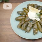 Yiaprakia (Stuffed Vine-Leaf Rolls)