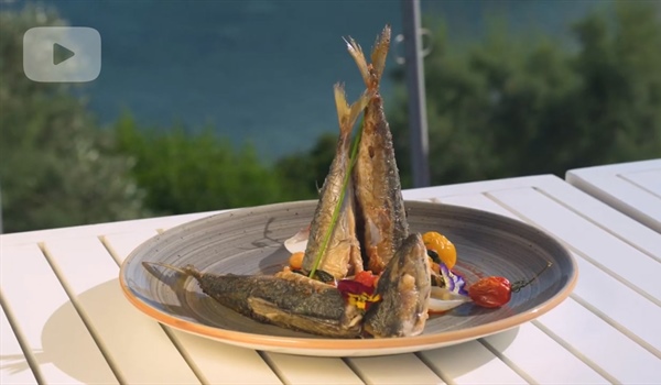 Mackerel with Glykadia (Vinegar) and Samian Muscat Wine