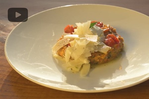 Samos Τrahanas with Vegetables and Armogalo