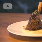 Lamb Shank with Petimezi and Rosemary